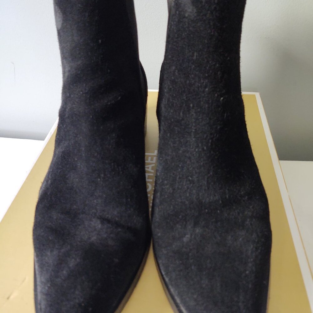 MICHAEL KORS LOTTIE FLAT BOOTIE SUEDE SIZE 9.5 - Picture 2 of 15